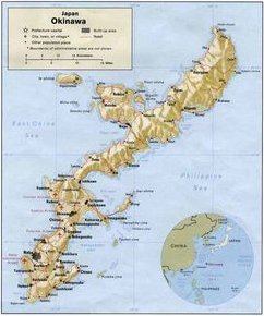 Landkarte Okinawa